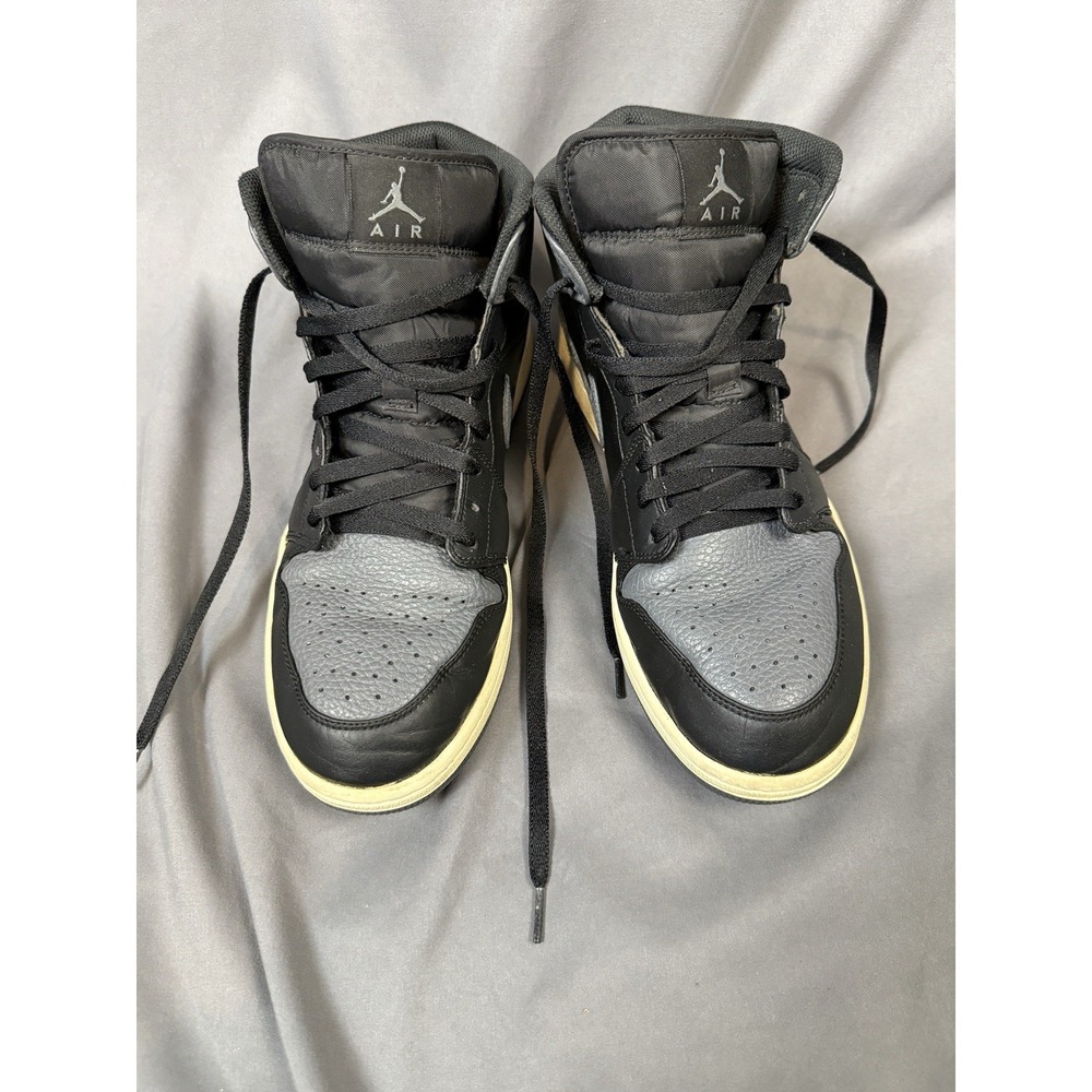 Nike Air Jordan 1 Mid Dark Grey Style 554724‑041 Men's Size 12 Sneakers